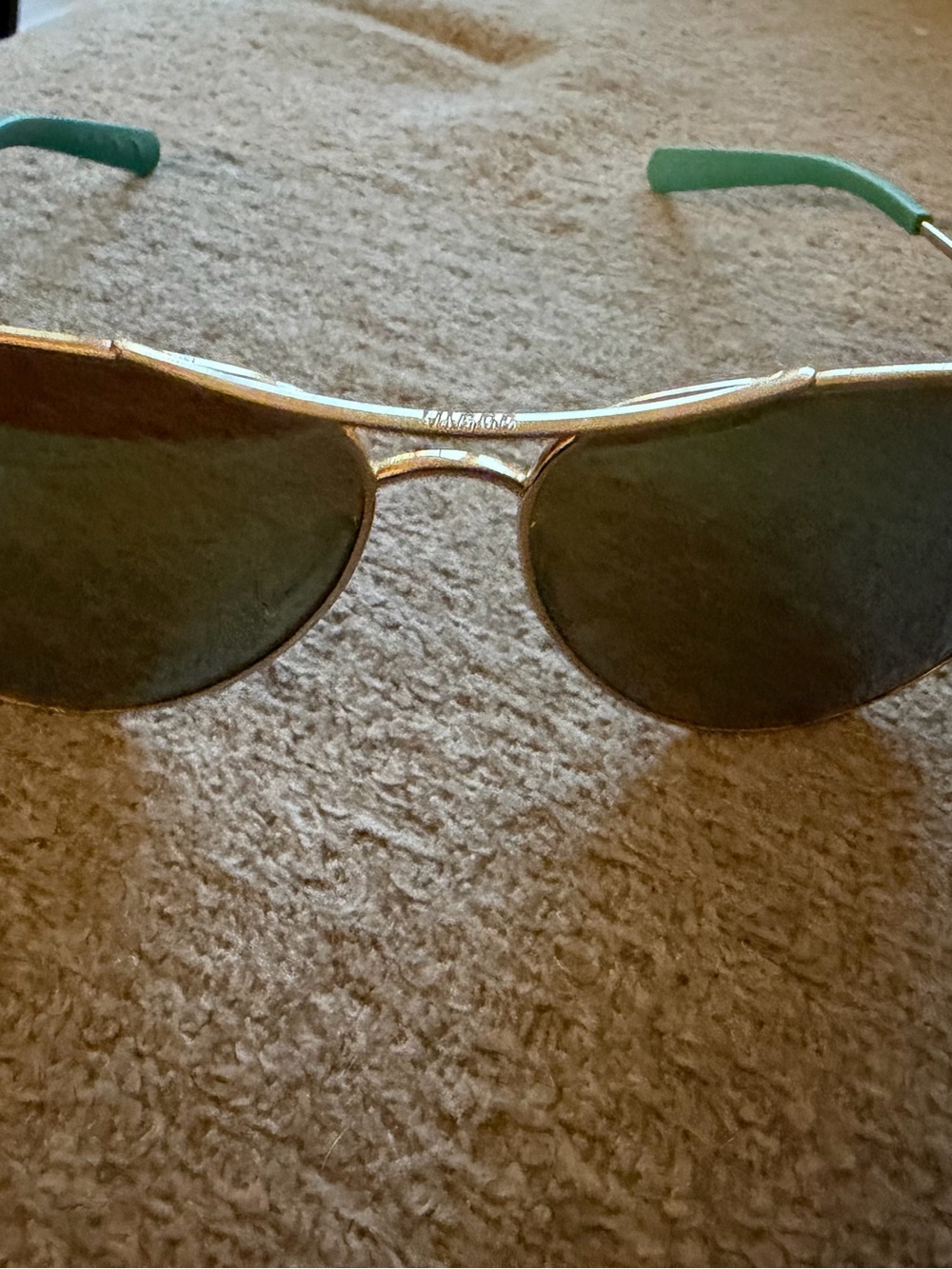 Costa Aviator Sunglasses with Green-Brown Gradient Lenses - Picture 9 of 9